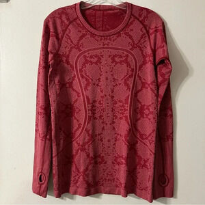 Lululemon Swiftly Tech Long Sleeve Crew Heathered